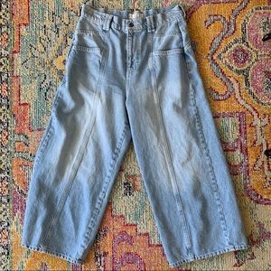 FREE PEOPLE WIDE LEG JEANS